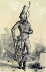 General Marceau - na "Galeria histórica da Revolução Francesa" de Albert Maurin