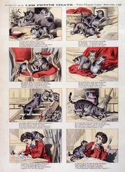 Gatinhos - Imagem epinal