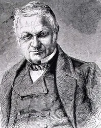 Louis-Adolphe Thiers (1797-1877) estadista francês, historiador e jornalista (gravura)