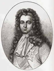 Louis François Marie Tellier O Marquês de Barbezieux, 1668 1701. estadista francês. Das horas livres publicadas 1908.