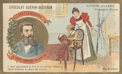 Louis Gustave Fortune Regensbonne (1827-1900), homem de letras francês, autor de “La comedie enfantine - Les glasses” (1861)