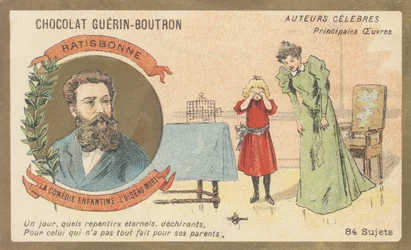 Louis Gustave Fortune Regensbonne (1827-1900), homem de letras francês, autor de "La comedie enfantine - L