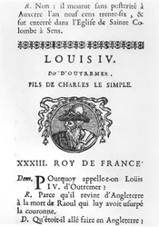Luís IV de Outremer (gravura)