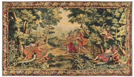 Tapeçaria mitológica de Luís XIV, Gobelins ou Beauvais, final do século 17