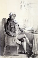 Luís XVI na "Galerie historique de la Revolution francaise" de Albert Maurin