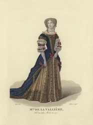 Louise de la Valliere, amante do rei Luís XIV da França