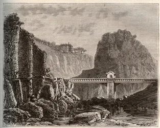 Lozere: rochers de STE-MADELEINE