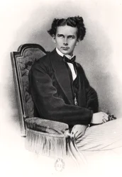 Ludwig II (1845-86) da Baviera, c.1870