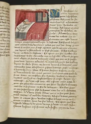 MS Hunter 252 018r Página da Hundred News News, c.1461-62