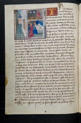 MS Hunter 252 085v Página da Hundred News News, c.1461-62