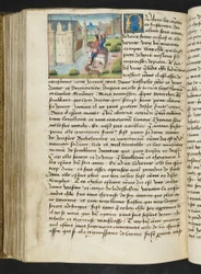 MS Hunter 252 Página de 169 páginas da notícia de cem notícias, c.1461-62