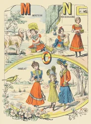 MNO: ovelha, necessiário, pássaro