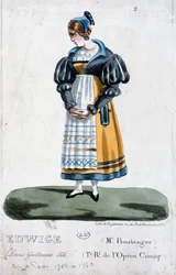 Madame Boulanger no papel de Edwige na ópera Guillaume Tell de Rossini