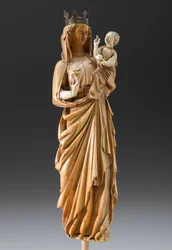 Madonna and Child, c.1260-1290 (Marfim e metal)