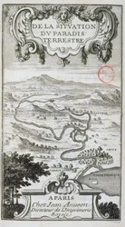 Mapa da Situação do Paraíso Terrestre, 1691