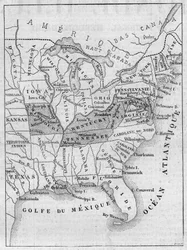 Mapa da Escravatura nos Estados Unidos
