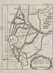 Mapa do Delta do Nilo