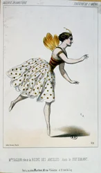 Maria Taglioni (1804-84) como a abelha rainha em Le Juif errante por Jacques Fromental Halevy (1799-1862) c.1852