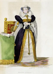 Mary Stuart - em "Le Plutarque Français" de Mennechet