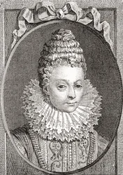 Marie de Médicis, 1575 1642. Rainha consorte da França, como a segunda esposa do rei Henrique IV da França. De Les Heures Libres publicado em 1908.