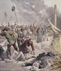 Massacres na China, do Le Petit Journal, 1891
