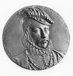 Medalhão de Carlos IX, Rei de França (bronze)