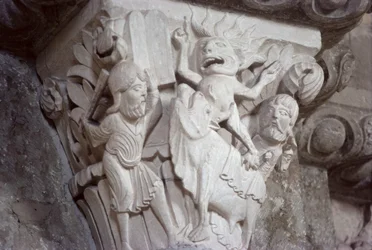 Moisés e o Bezerro de Ouro, alívio de capital, c.1130