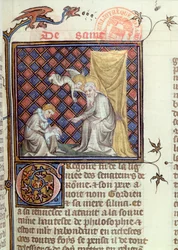 Ms 1729 St. Gregory de Legenda St. Aurea por deVoragine, c.1370