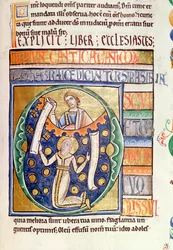 Ms 1 fol.235 O Livro de Eclesiastes, da Bíblia de Souvigny