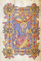 Ms 479 fol.53 São Marcos, dos Evangelhos de Cysoing Abbey