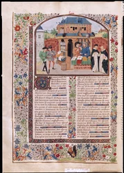 Ms 927 Fol.127v Os três tipos de amizade, da ética, política e economia por Aristóteles (384-322 aC)