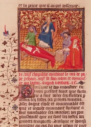 Sra. Fr.226 fol.253v. Papa João XII castigando seus inimigos após seu retorno a Roma em 964