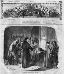 Série de romances: "Notre Dame de Paris" de Victor Hugo (1802-1885). O padre decide adotar Quasimodo. Gravação em "Les bons romances".