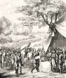 Pacificação da Vendéia, 1793, de "História da Revolução Francesa" por Louis Blanc (1811-82)