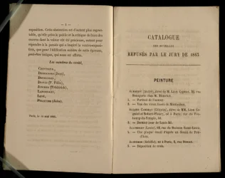 Capítulo de pintura, do Salon des Refuses, 1863