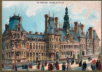 Paris. Exposição Universal de 1889: Prefeitura de Paris.
