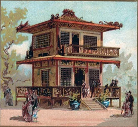 Paris. Exposição Universal de 1889: The Japan Pavilion.