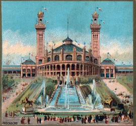 Paris. Exposição Universal de 1889: Trocadero.