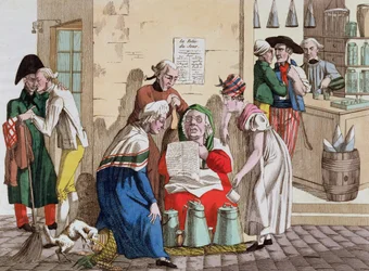 Vendedor de leite parisiense e provedor de notícias, c.1815