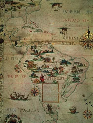 Parte do México e América do Sul