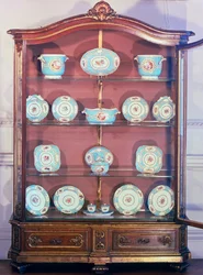 Parte do Sevres Melbourne Service, 1770-71 (porcelana de pasta mole)