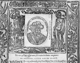 Philippe 1er - em "Retratos dos Reis de França".