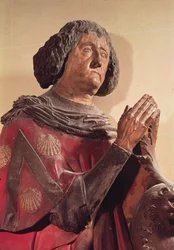 Philippe de Commynes (1447-1511) do seu túmulo (pedra policromada)