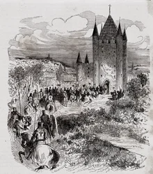 Philippe le Bel, não acreditando ser seguro, veio refugiar-se na Torre do Templo - em "Paris através dos séculos" de H. Gourdon de Kenouillac, ed. F. Roy, imposto. Chanaine & fils, Volume I