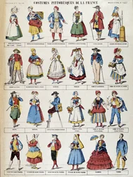 Fantasias pitorescas da França - imagem da Epinal
