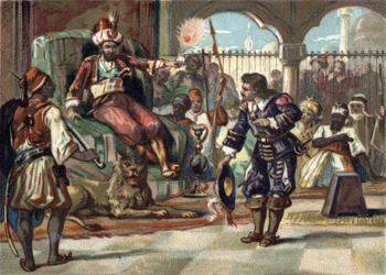 Pierre Porcon de La Barbinais, capitão de fragata, foi feito prisioneiro pelo dey de Argel. Ele o enviou para negociar com o rei Luís XIV o tratamento dos prisioneiros franceses na Argélia e os acordos de paz. O rei recusou as propostas, e o bretão com