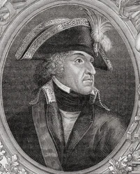 Pierre de Ruel (1752-1821) Marquês de Beurnonville, de "História da Revolução Francesa" por Louis Blanc (1811-82) gravado por Pannemaker (n.1822) 1847-62