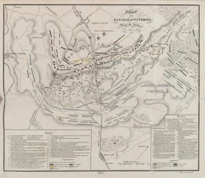 Mapa da Batalha de Waterloo, Mont St Jean