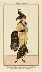 Prato 110 de "Costumes Parisiens" (trajes parisienses)