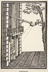 Polemoscópio, cópia de Boris Mestchersky (n.1957) Ilustração da História da Nação Francaise, Sciences, Volumes I e II, de Gabriel Hanotaux (1853-1944), 1924
